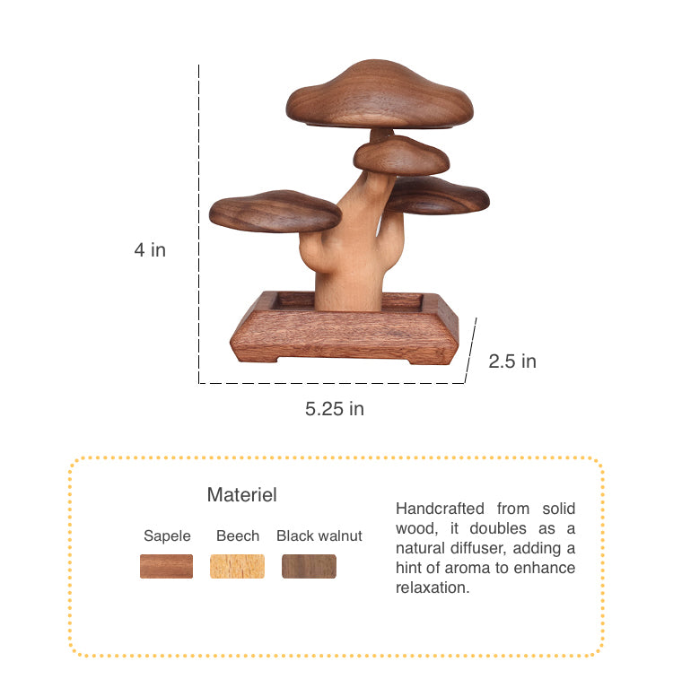 Wooden BONSAI Aromatherapy Diffuser – A Gift of Calm and Nature