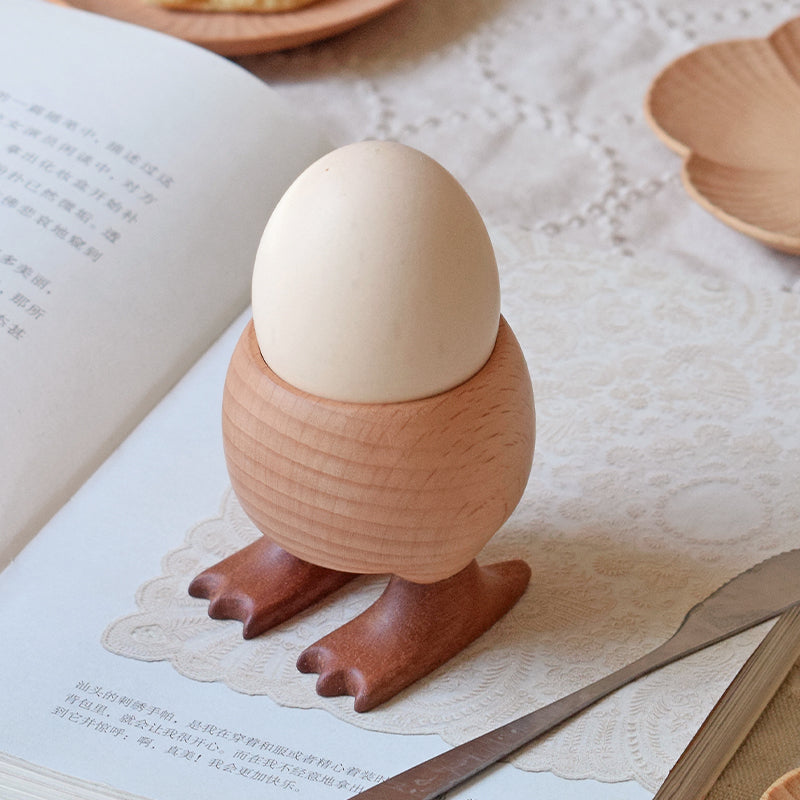 Little Claw Egg Cup-wooden decor/handcrafted/kitchen accessories/table decor/cute collectibles/sapele/beech/miniature sculptures