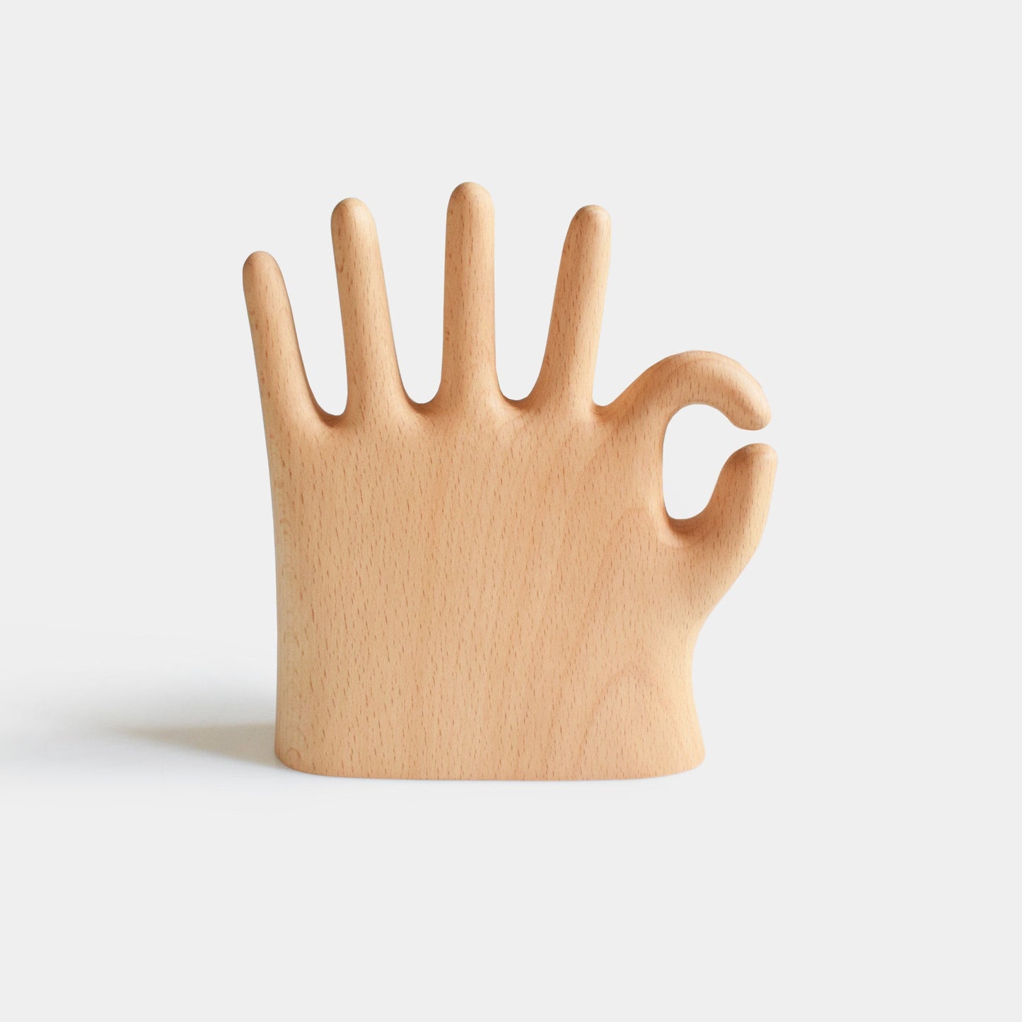 More Fingers Wooden Jewelry Stand – Playful Hand Sculpture & Thoughtful Gift
