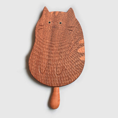 Hand-Carved Cat Serving Board – Cute & Handmade